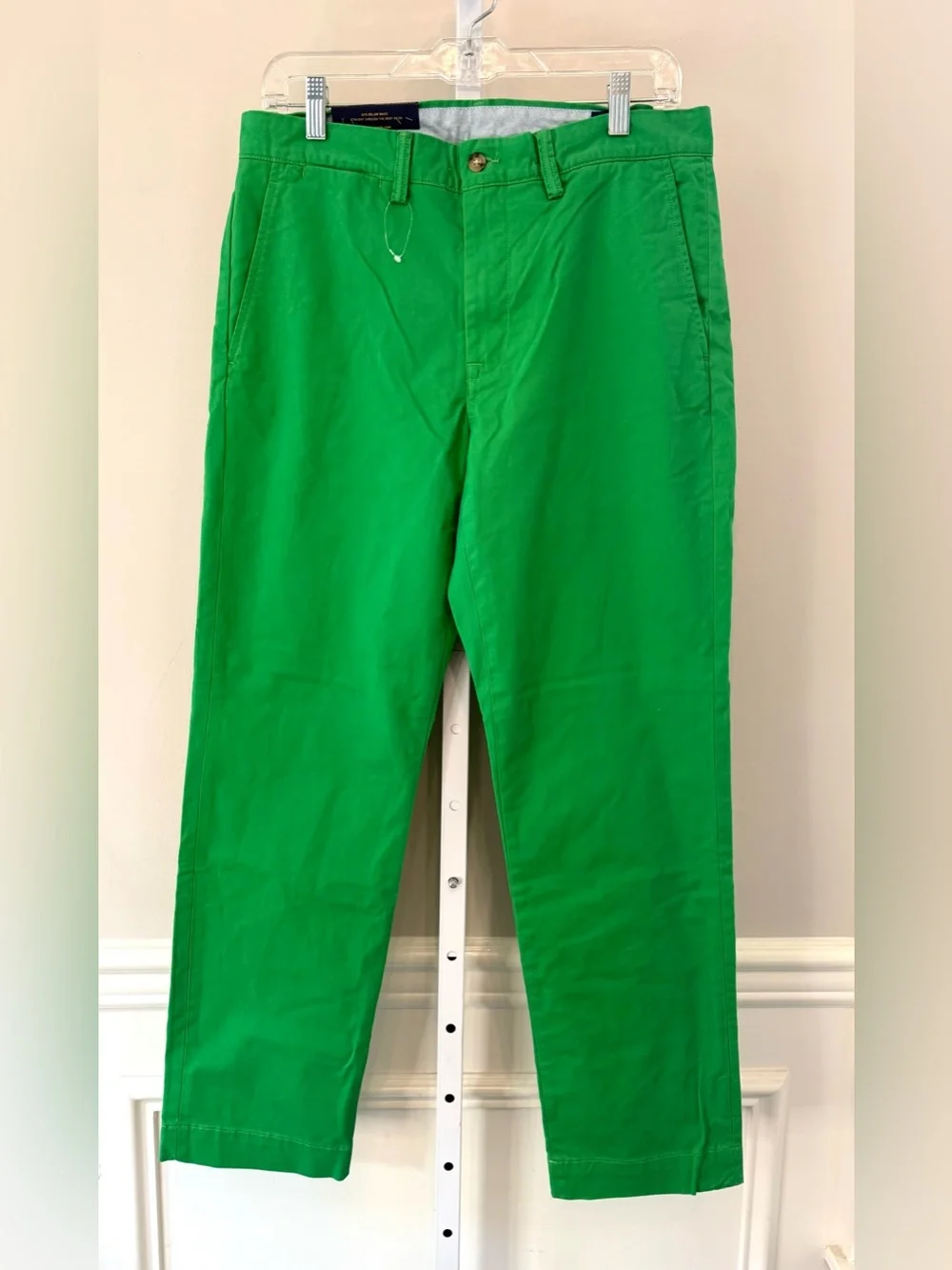 Polo Ralph Lauren Men’s Stretch Straight Fit Chinos Bright Green NWT 32/30